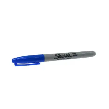 Sharpie Fine Point Permanent Marker Blue (Mavi Vücut Kalemi)