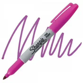 Sharpie Fine Point Permanent Marker Pink (Pembe Vücut Kalemi)