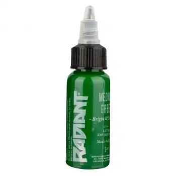 Radiant Colors Medium Green - Radiant Tattoo Dövme Boyası - 1oz/30ml