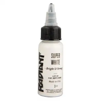 Radiant Colors Super White - Radiant Tattoo Dövme Boyası - 1oz/30ml