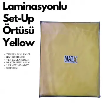 Set-Up Örtüsü 30*40cm Yellow (Sarı)