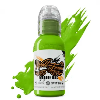 Northern Lights Green - World Famous Ink Dövme Boyası - 1oz/30ml