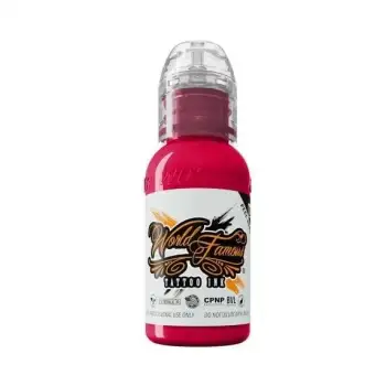 Melek Bright Pink - World Famous Ink Dövme Boyası - 1oz/30ml