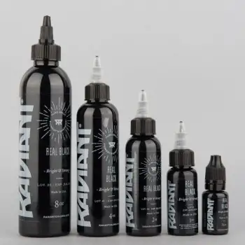 Radiant Tattoo Real Black Dövme Boyası 0,5oz (15 ml)