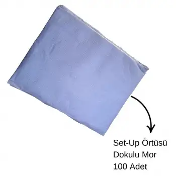 Set-Up Örtüsü 30*40cm Dokulu Purple (Mor)