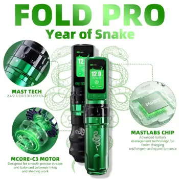 Mast Fold Pro Year Of Snake Edition - Kablosuz Dövme Makinesi