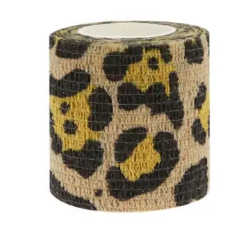 Dövme Makinesi Sarma Bandı Leopar (Kendinden Yapışkanlı Elastik Bant - Grip Cover)