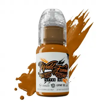 World Famous Tattoo Ink Caramel - World Famous Ink Dövme Boyası - 1/2oz/15ml
