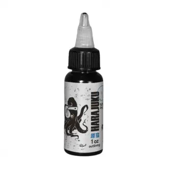 Radiant Harajuku Sumi Outlining Ink / Çizgi Siyah Dövme Boyası 1 oz 30 ml