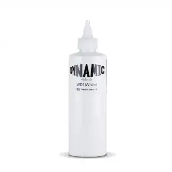 Dynamic White - Beyaz Tattoo Dövme Boyası - 8oz/240ml