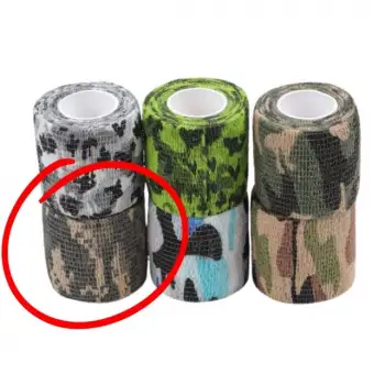 Dövme Makinesi Sarma Bandı Pixel Kamuflaj (Kendinden Yapışkanlı Elastik Bant - Grip Cover) 5mm