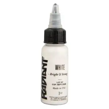 Radiant Colors White Beyaz Dövme Boyası 1oz - 30ml