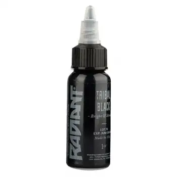 Radiant Colors Radiant Colors Tribal Black Siyah Dövme Boyası 1oz - 30ml