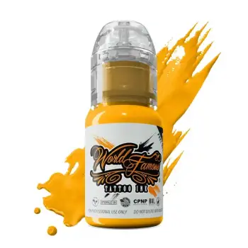 World Famous Ink Dubai Gold Sarı Dövme Boyası 1/2oz - 15ml