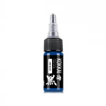 Kokkai Sumi Ink Umi Blue 15 ml (1/2 oz) Mavi Dövme Boyası
