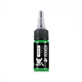 Kokkai Sumi Ink Sea Grass 15 ml (1/2 oz) Yeşil Dövme Boyası
