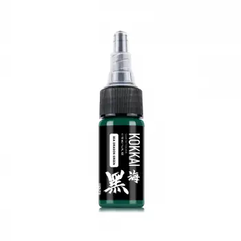 Kokkai Sumi Ink Sea Dragon Green 15 ml (1/2 oz) Yeşil Dövme Boyası
