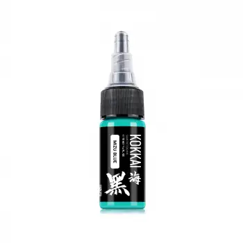Kokkai Sumi Ink Mizu Blue 15 ml (1/2 oz) Mavi Dövme Boyası