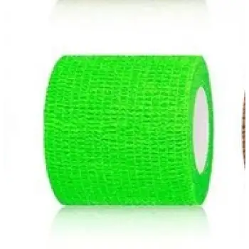 Dövme Makinesi Sarma Bandı (Kendinden Yapışkanlı Elastik Bant - Grip Cover) Neon Yeşil