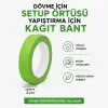 Renkli Kağıt Bant 20 mm X 20 mt Yeşil