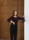 Geniş Yakalı Bluz Bordo