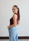 Sıfır Kol Body Bordo
