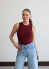 Sıfır Kol Body Bordo