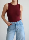 Sıfır Kol Body Bordo