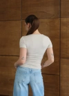 Kare Yaka Yarım Kol Body Taş