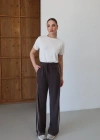 Detaylı Modal T-Shirt Ekru