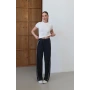 Bisiklet Yaka Kısa Kol Body Beyaz