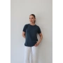 Detaylı Modal T-Shirt Petrol