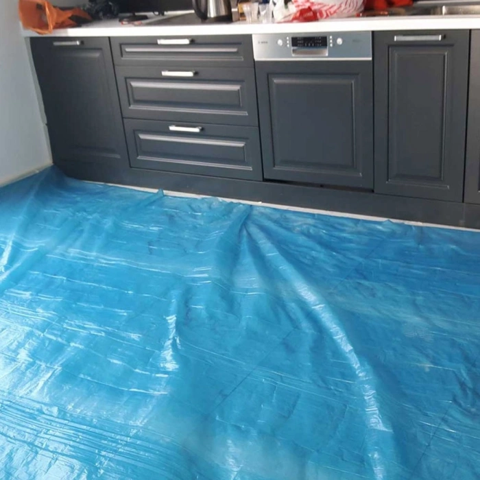 10 M2 Kalın Zemin Örtüsü Eşya Boya Badana Koruma Örtüsü 4x2.5 M