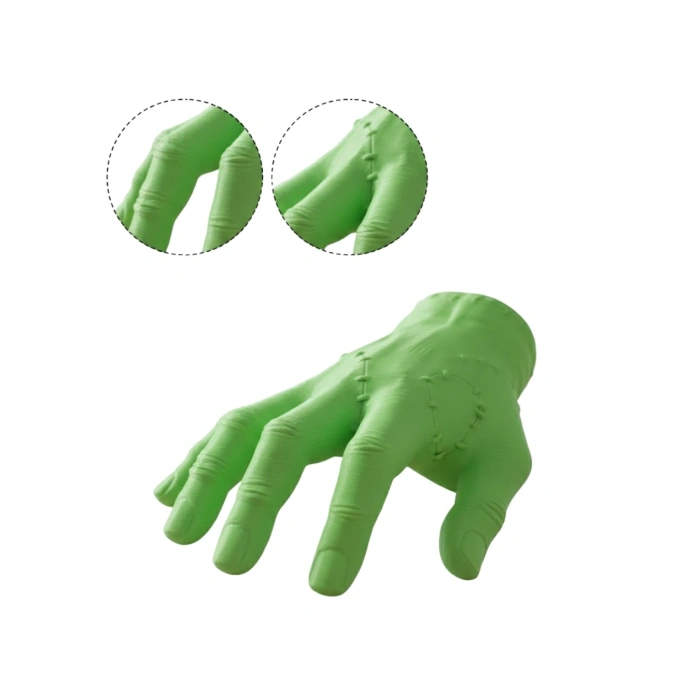 3D Yeşil El Biblo 27x22 cm Dikkat Çekici Ev Dekorasyonu