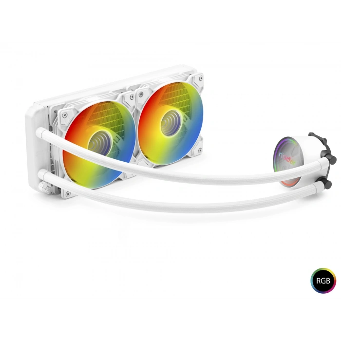 Argb Sıvı Soğutmalı İşlemci Fanı 240 Mm - Beyaz ND2504