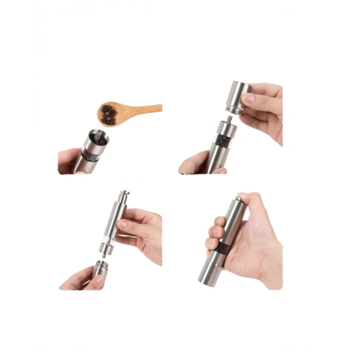 Ergonomik Tasarımlı, Nem Geçirmez Kapaklı Baharat Öğütücü