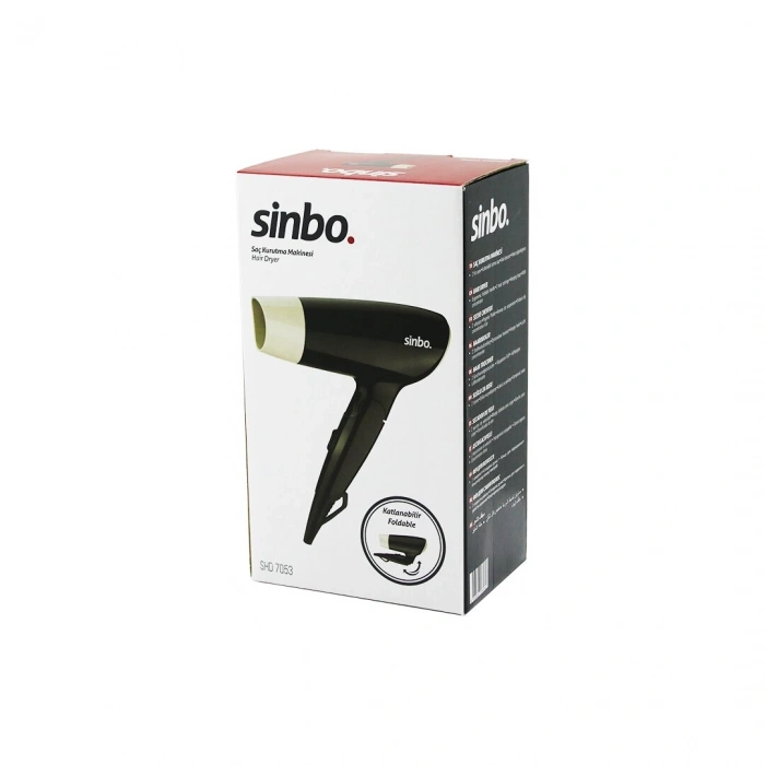 KREM SAÇ KURUTMA MAKİNESİ KATLANABİLİR 2 KADEME HIZ AYARI SHD-7053 (5047)