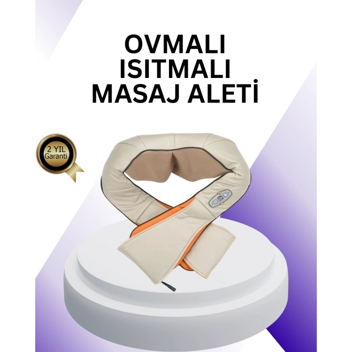 Ovmalı Isıtmalı Boyun Omuz Bel Masaj Aleti Kas ve Eklem Ağrılarına Etkili
