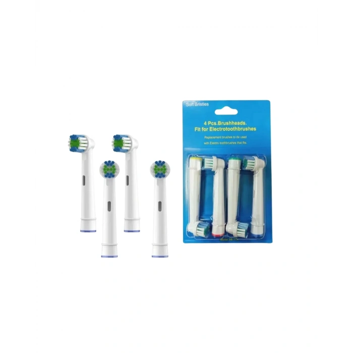 Renk Halkalı Aile Tipi Diş Fırçası Yedek Başlığı 4’lü Paket