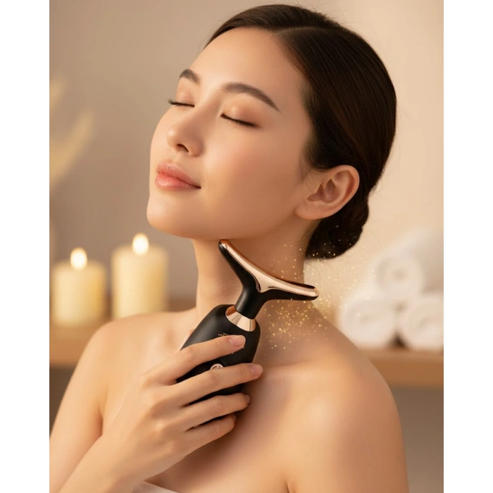 Yüz Ve Boyun Kırşıklık Giderici Ems Güzellik Cihazı Yüz Masaj Aleti