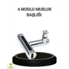 4 Fonksiyonlu Musluk Başlığı 360 Derece Dönebilen ve Su Tasarruflu