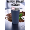 Taşınabilir Kahve & Baharat Öğütücü, Kolay Temizlenebilir ve Uzun Ömürlü Paslanmaz Çelik