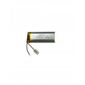 102050 3.7V 1000mAh Li-Polymer Pil (Devreli/1.5A)