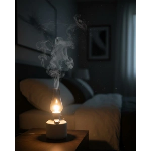 280 ml Retro Tasarım LED Işıklı USB Nemlendirici Aroma Difüzör