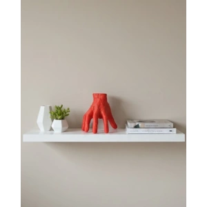 3D Kırmızı El Biblo 17x16 cm Sanatsal ve Dikkat Çekici Dekor