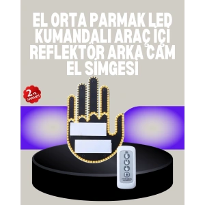 A Kalite Uzaktan Kumandalı LED Park Uyarı Işığı El Figürlü Model