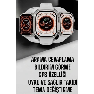 Akıllı Saat Nabız Ölçebilen Yeni Nesil GPS ve Adımsayar Özelliği