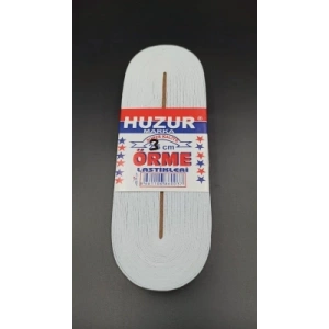 BEYAZ - 3CM PAÇA LASTİK YASSI GENİŞ 10MT. (5047)