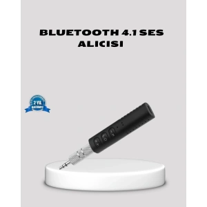Bluetooth 4.1 Müzik Alıcısı 3.5mm Aux Girişli Mini Kablosuz Adaptör