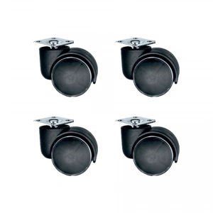 Bürosit Plastik Tablalı Teker - 50MM HKS151 - 4 Adet